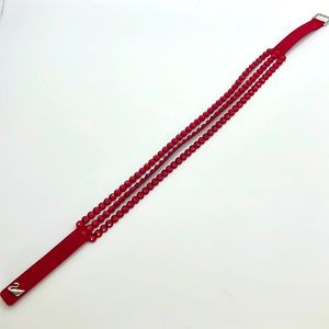 Swarovski bracelet red